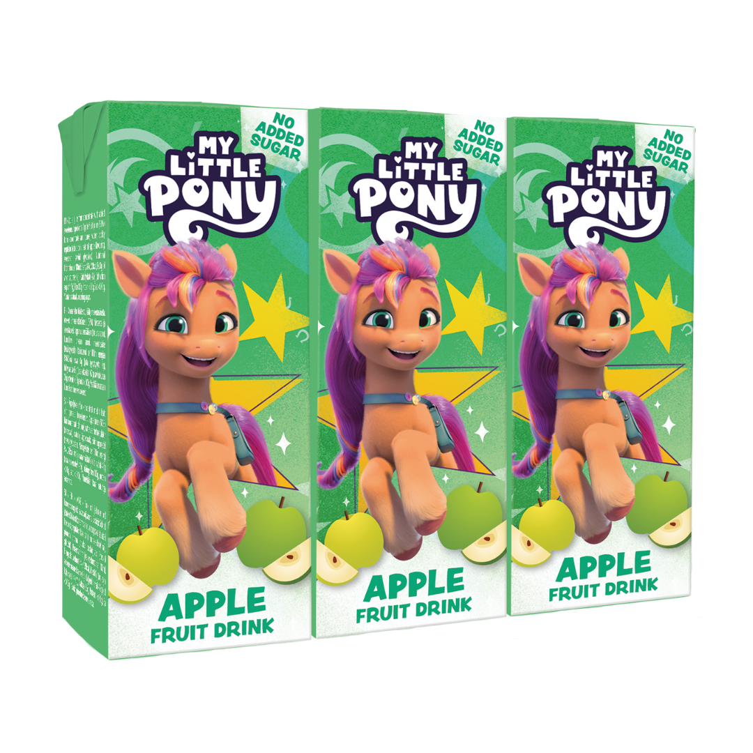 My Little Pony Apple No Added Sugar Fruit Tetra Drink 200ml