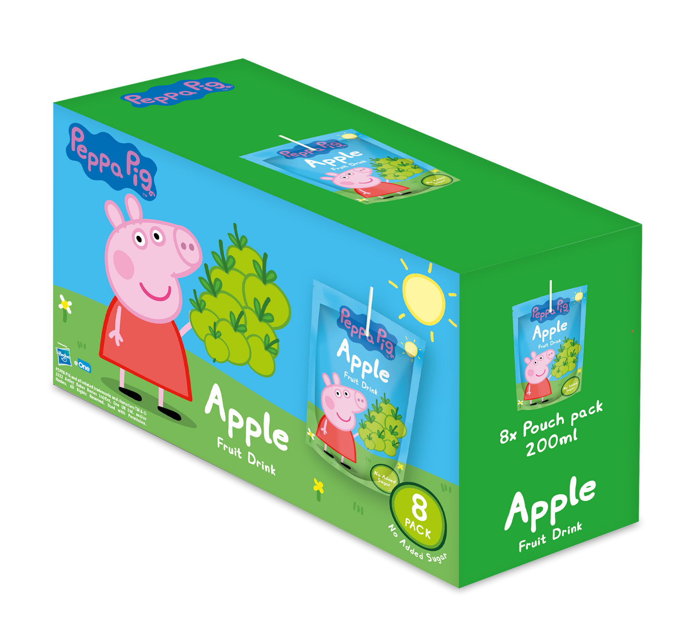 Peppa Pig No Added Sugar Apple Fruit Drink 200ml