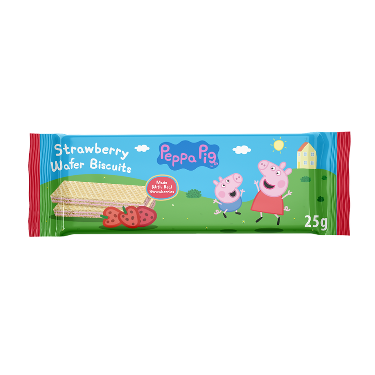 Peppa Pig Strawberry Wafer Biscuits
