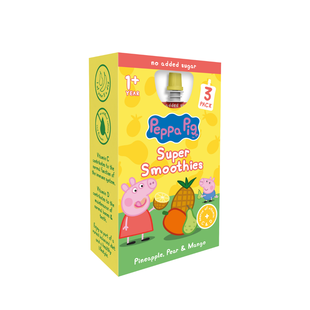 Peppa Pig Pineapple Pear Mango Smoothie