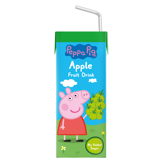 Peppa Pig Apple No Added Sugar Fruit Tetra Drink 200ml