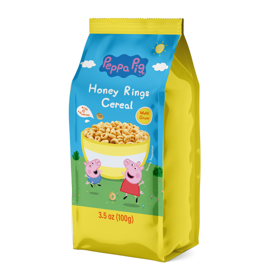 Peppa Pig Honey Rings Cereals With Vitamins Bag 100g