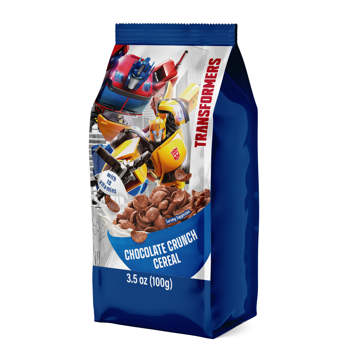 Transformers Chocolate Crunch Cereal With Vitamins Bag 100g