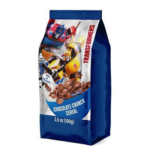 Transformers Chocolate Crunch Cereal With Vitamins Bag 100g