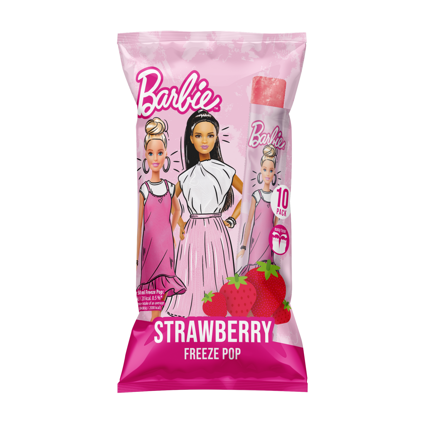 Barbie Strawberry Freeze Pops