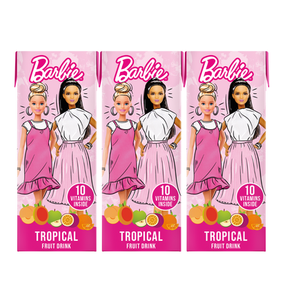 Barbie Multi Vitamin Drink Tropical 200ml