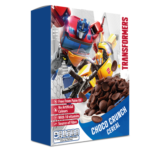 Transformers Choco Crunch Cereal With Vitamins