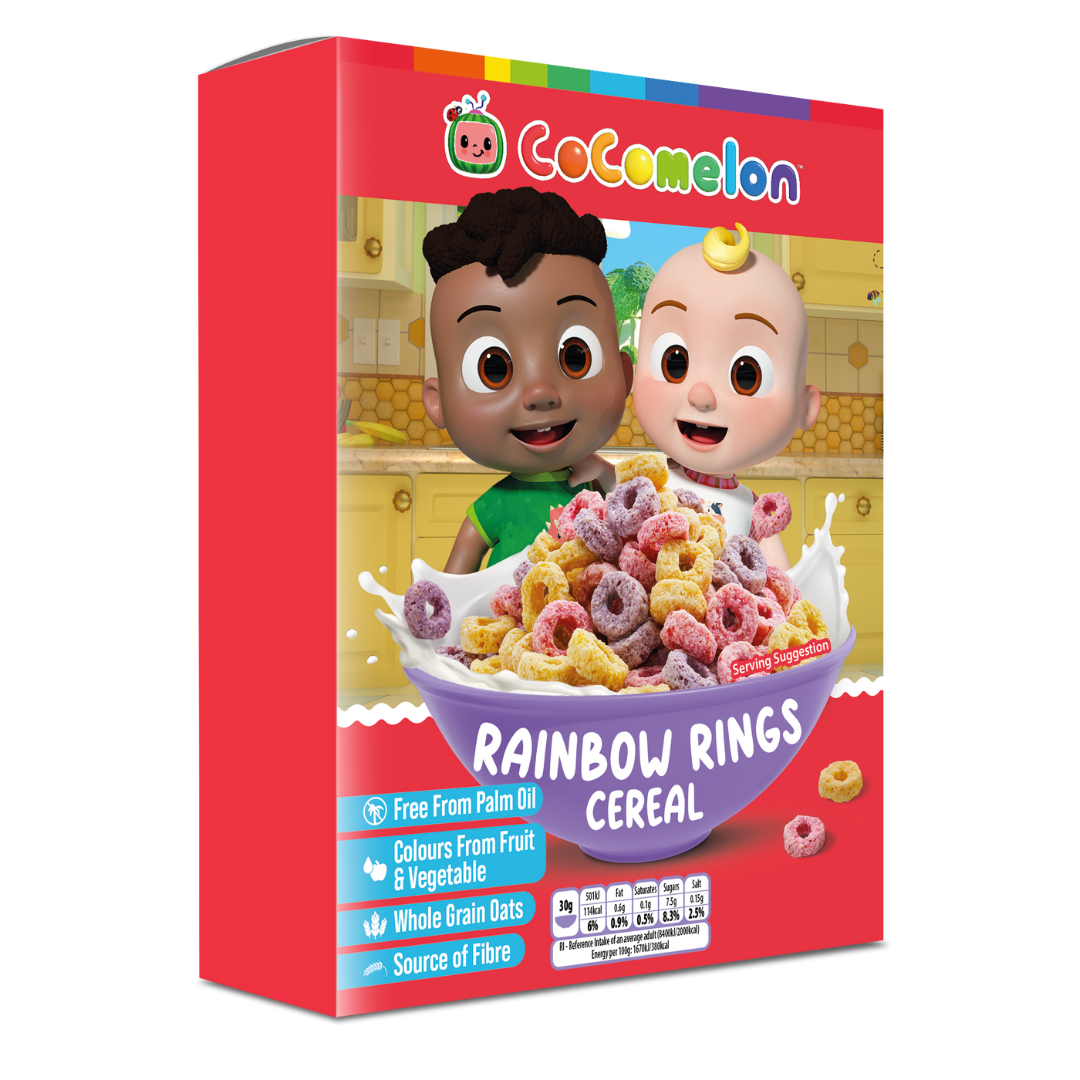 Cocomelon Rainbow Rings Cereal