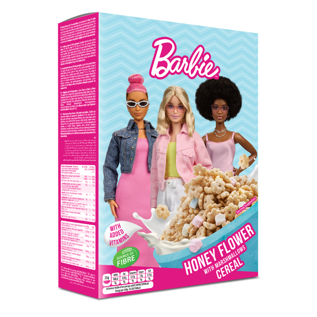 Barbie Honey Flowers Cereal with Marshmallows