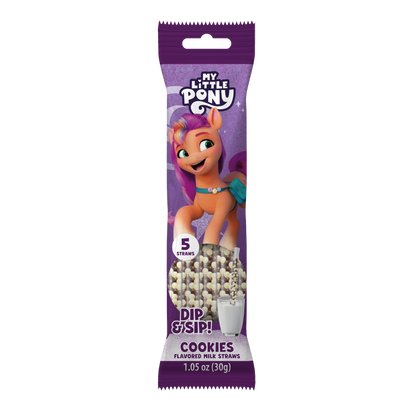 My Little Pony Dip & Sip Milk Straws Chocolate