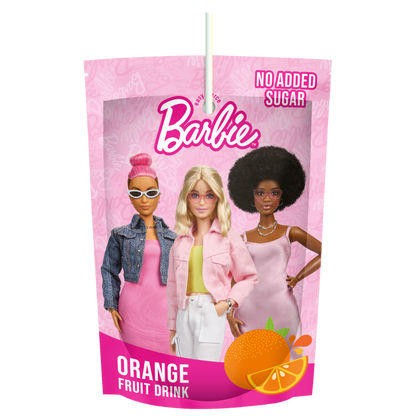 Barbie No Added Sugar Orange Fruit Drink 200ml