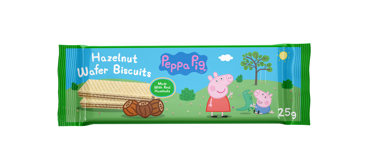 PeppaPig Hazelnut Wafer Biscuits
