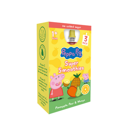 Peppa Pig Pineapple Pear Mango Smoothie