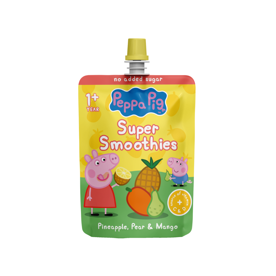 Peppa Pig Pineapple Pear Mango Smoothie