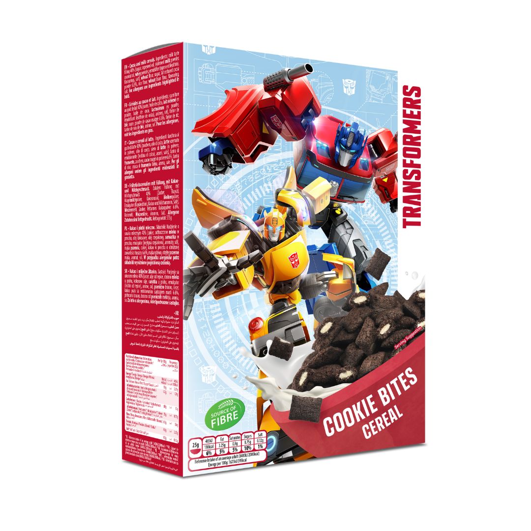 Transformers Cookie Bites Cereal 375g
