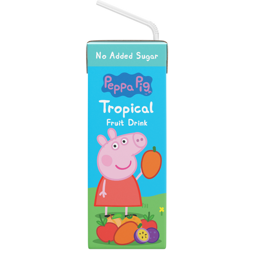 Peppa Pig Tropical No Added Sugar Fruit Tetra Drink 200ml