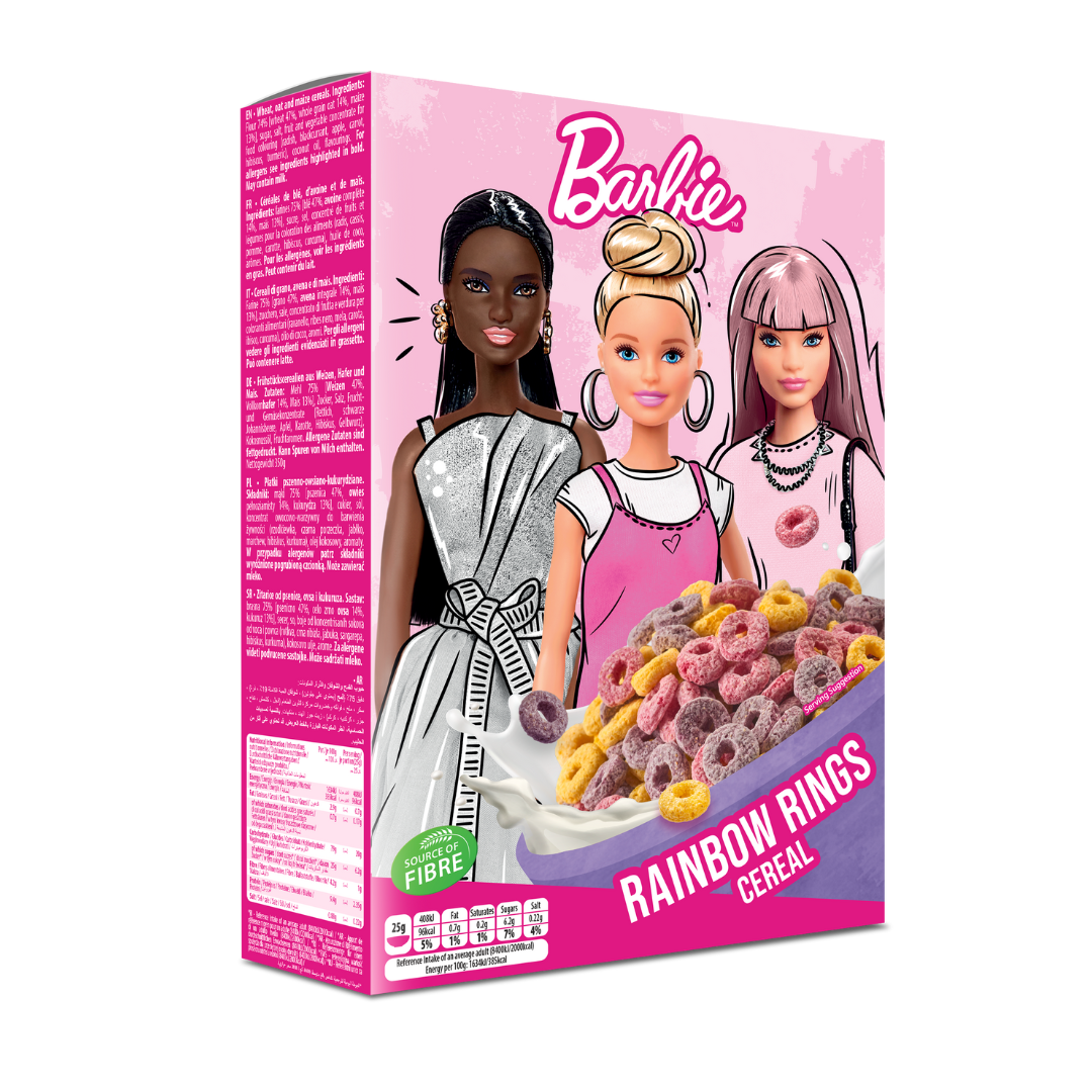 Barbie Rainbow Rings Cereal