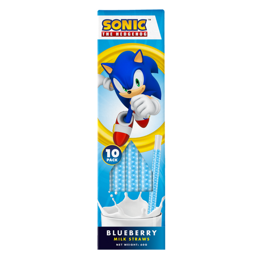 Sonic Dip & Sip Milk Straws Blueberry