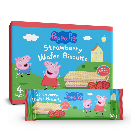 Peppa Pig Strawberry Wafer Biscuits