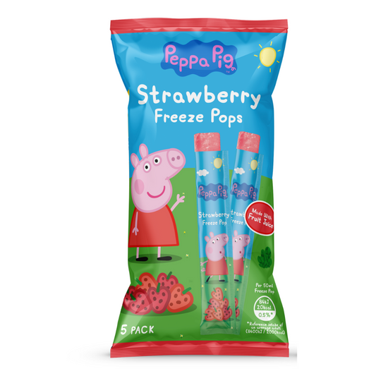 Pappe Pig Strawberry Freeze Pops